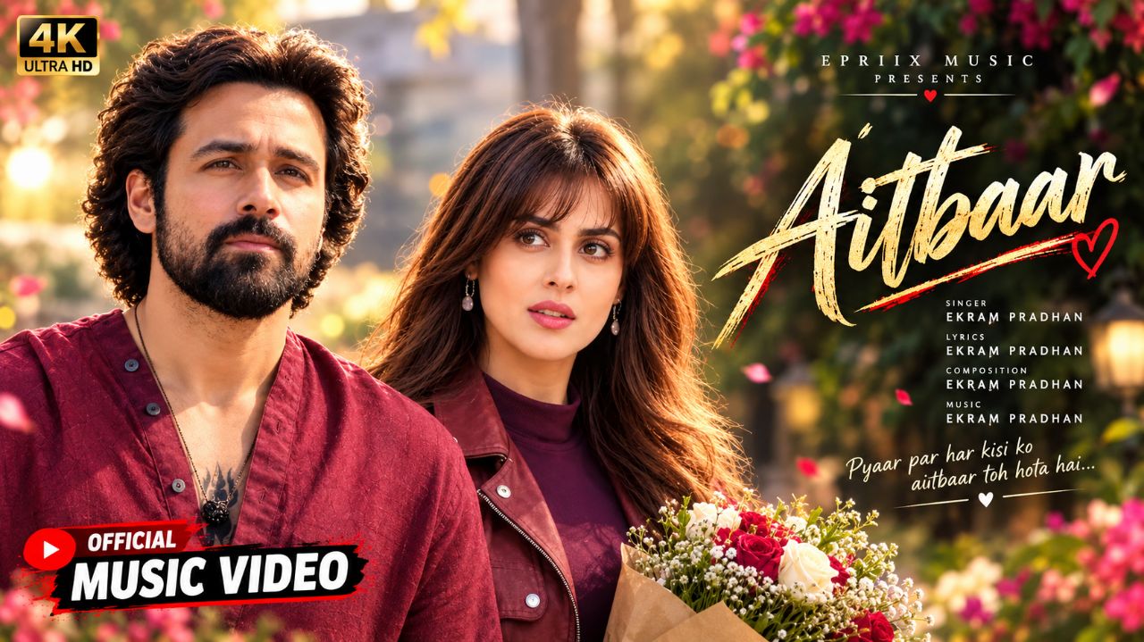 Aitbaar | Official Music Video | Ekram Pradhan | New Hindi Love Song 2026