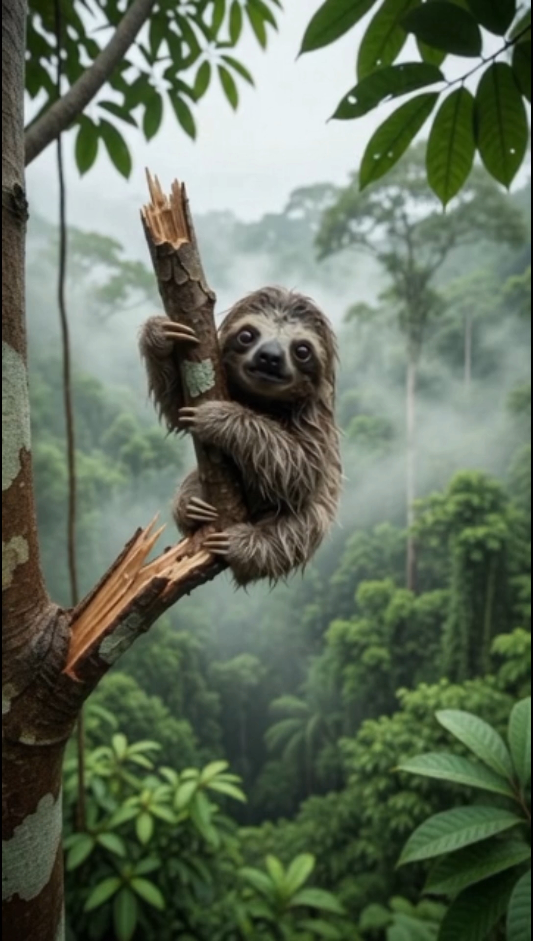 🐒❤️ The Monkey Who Saved a Baby Sloth! 🦥🌳
