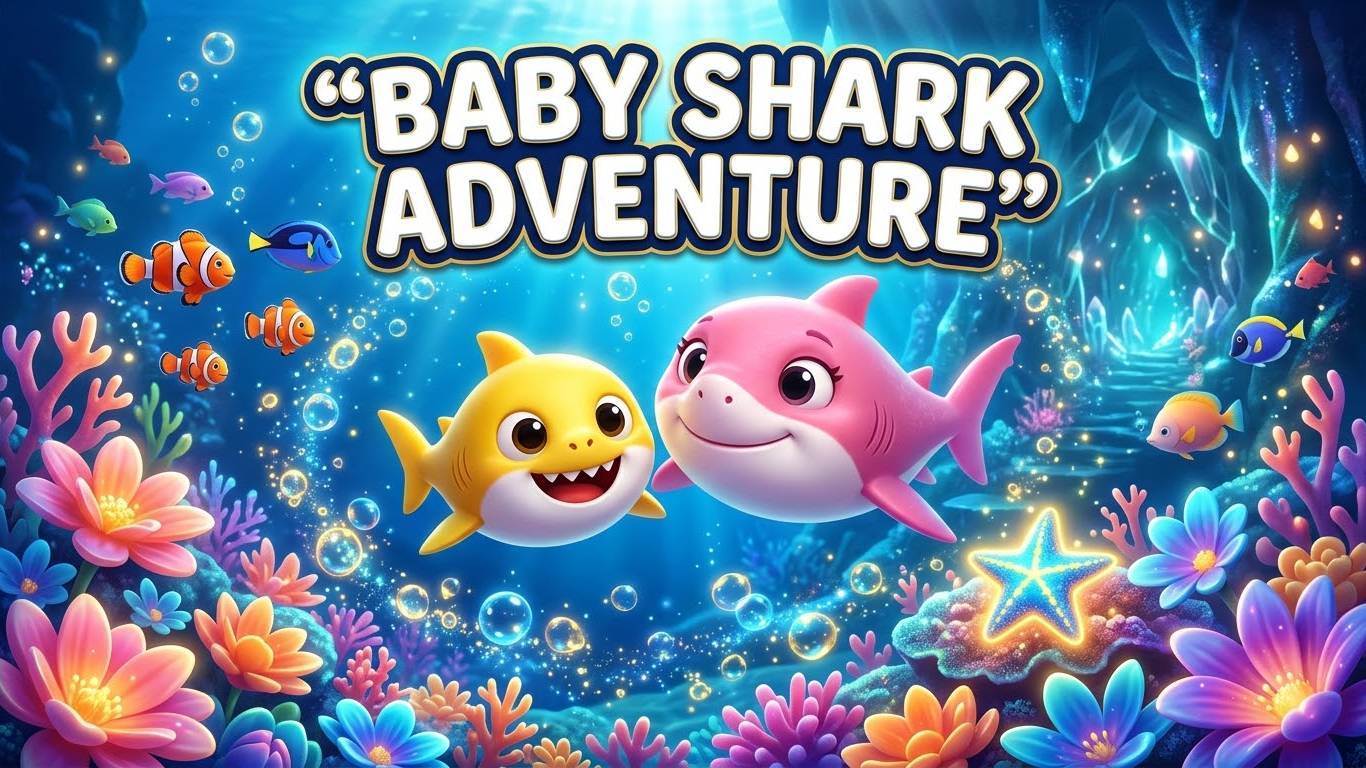 Baby Shark’s Magical Underwater Adventure 🦈✨ | Baby Shark Story | Kids 3D Animation