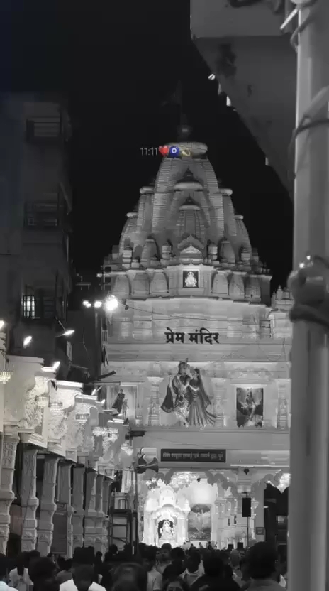 Prem Mandir Vrindavan Ganesh Darshan | प्रेम मंदिर लाईट शो | Ganpati Bappa in Prem Mandir