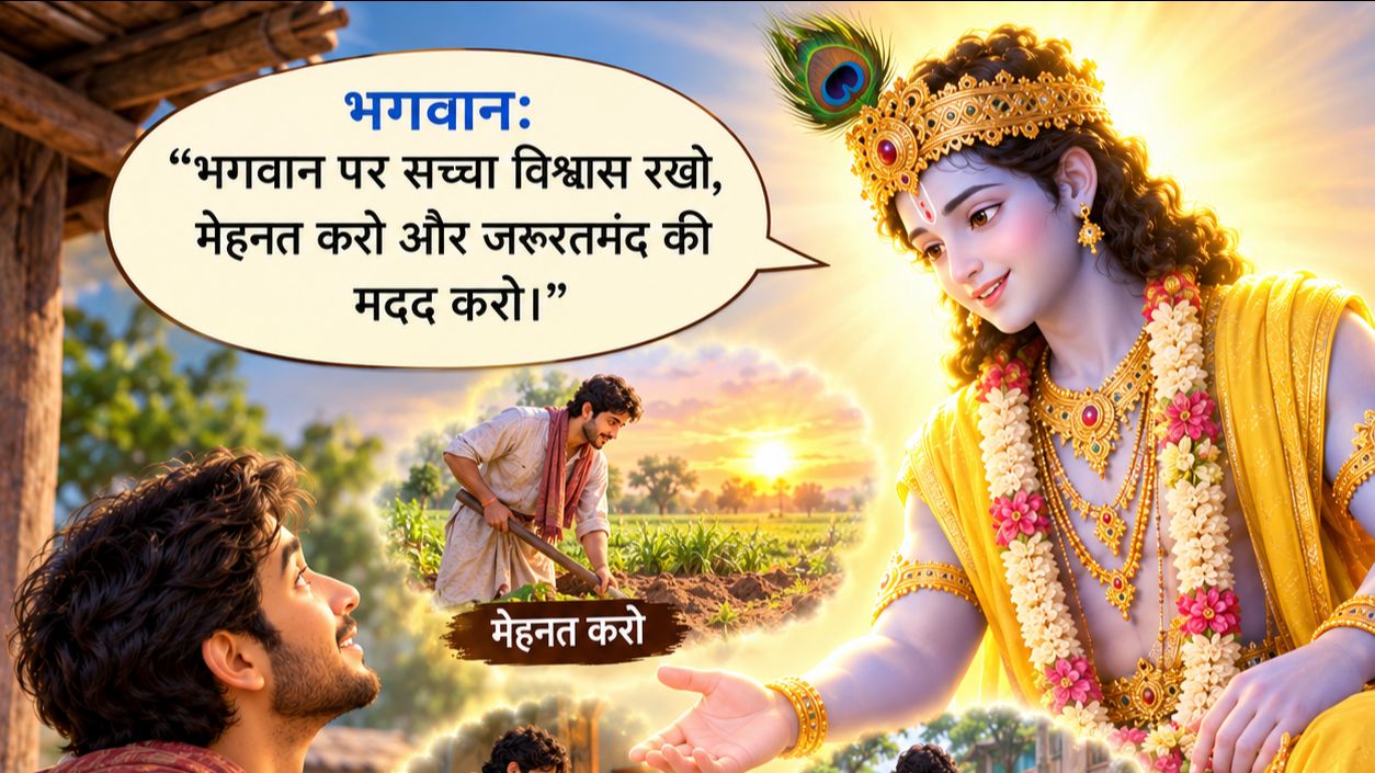 🙏 भक्त का विश्वास, भगवान का चमत्कार ❤️