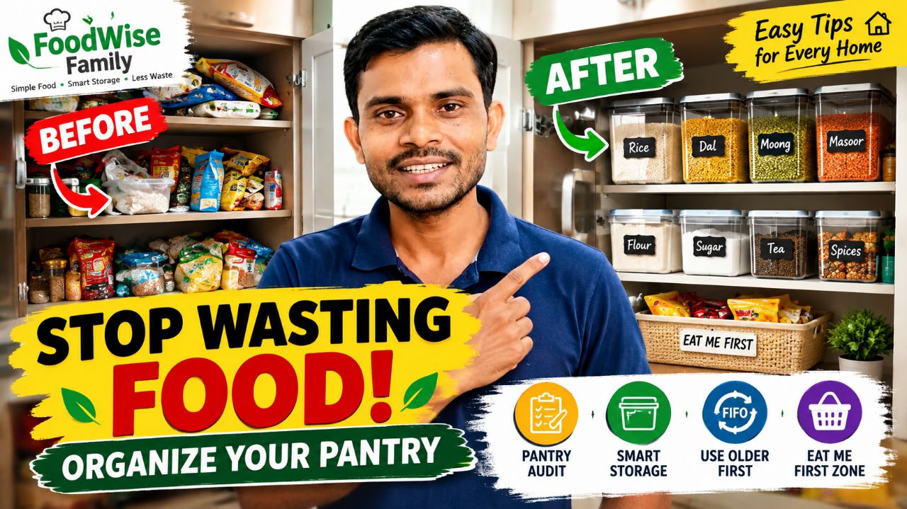 Pantry Organization for Beginners | Easy Food Storage & Kitchen Tips