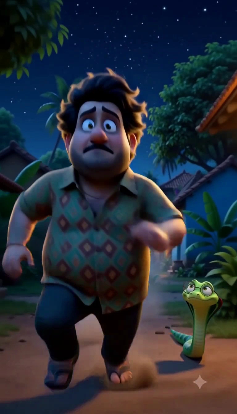 अरे बाप रे! चश्मा वाला सांप 😂🐍 | जब सांप रास्ता पूछने आ जाए! 🤣