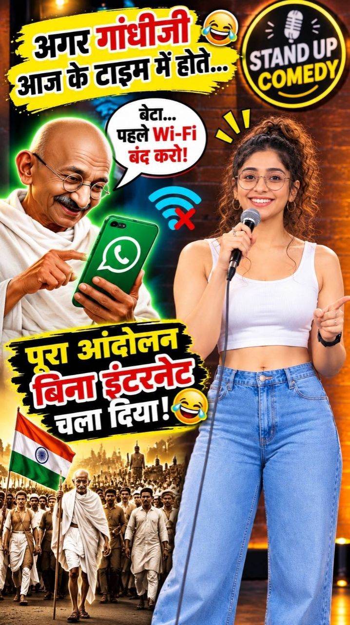 बापू को Wi-Fi मिल जाता तो क्या होता? 😂🔥 | Hindi Stand-Up Comedy