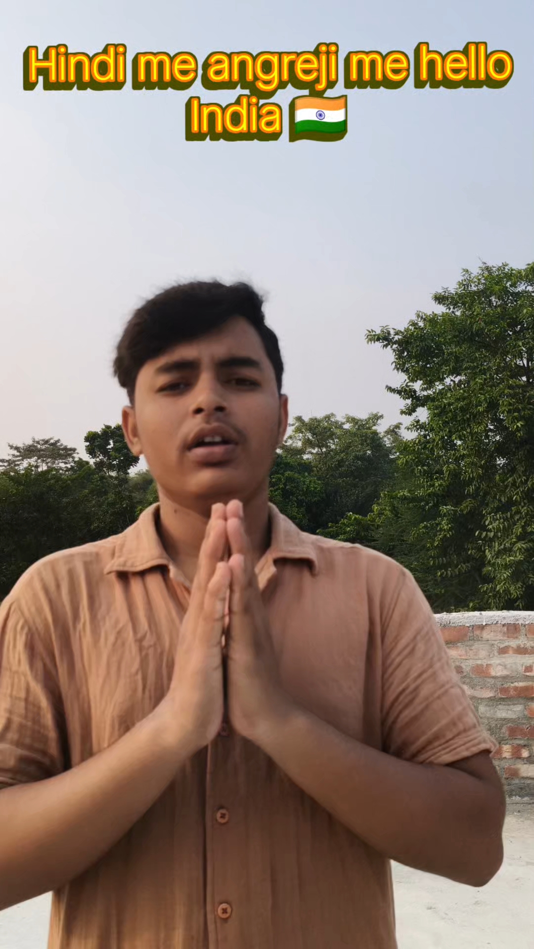 Hindi English me hello