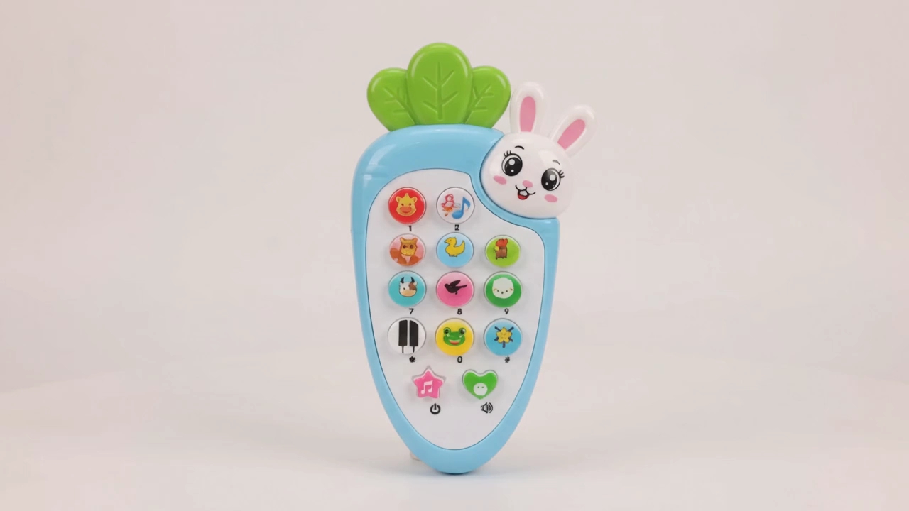 Cute Rabbit Musical Toy Phone for Babies! 🐰📱✨ Bachho ke liye best gift!