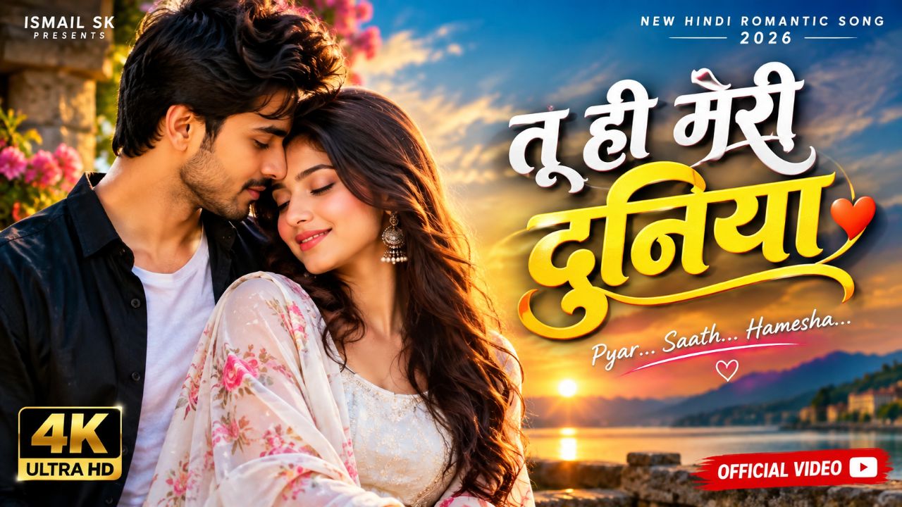 तू ही मेरी दुनिया ❤️ | New Hindi Romantic Love Song 2026 | Bollywood Love Song | Ismail SK@Bideo