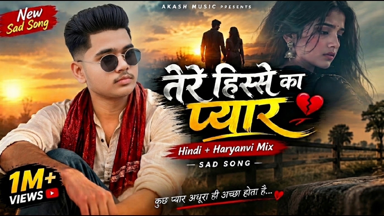 💔 तेरे हिस्से का प्यार | Tere Hisse Ka Pyar | New Hindi Haryanvi Sad Song 2026 😢💔