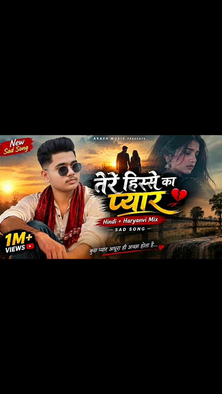 💔 तेरे हिस्से का प्यार | Tere Hisse Ka Pyar | New Hindi Haryanvi Sad Song 2026 😢💔