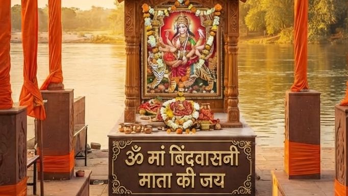 गंगा तट और विंध्यवासिनी धाम का सुंदर दृश्य  
माँ विंध्यवासिनी धाम और गंगा घाट की भव्य झलक  
विंध्याच