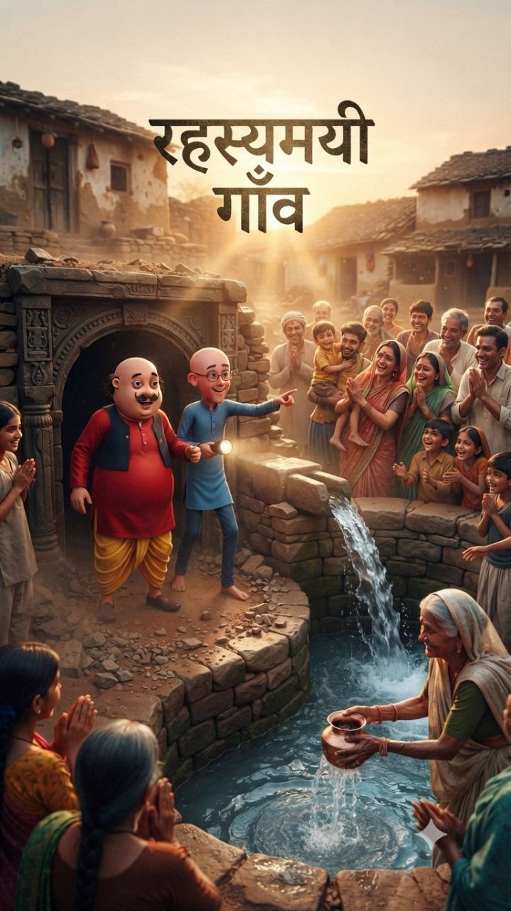 Motu Patlu Aur Rahasyamayi Gaon Ka Secret 😱 | Motu Patlu New Adventure | Realistic Story