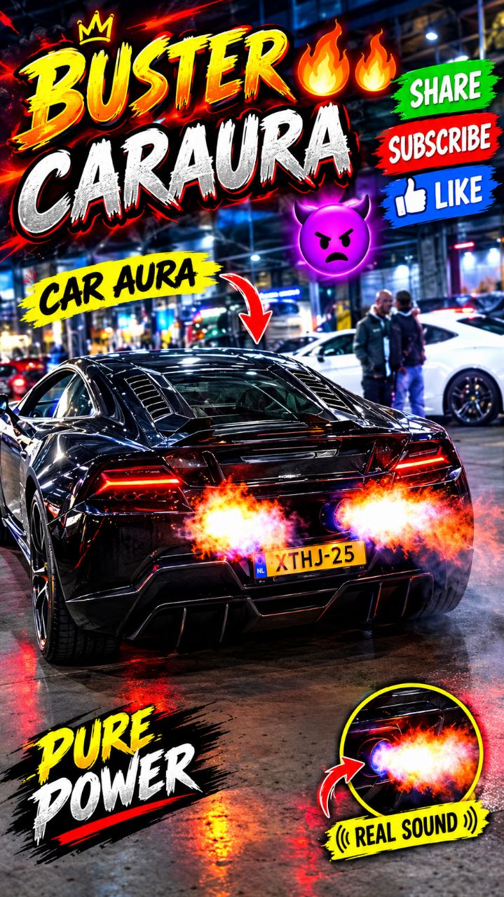 BUSTER CAR AURA 🔥💥 |😈🏎️#Shorts#Shorts #geming #comedy #Short