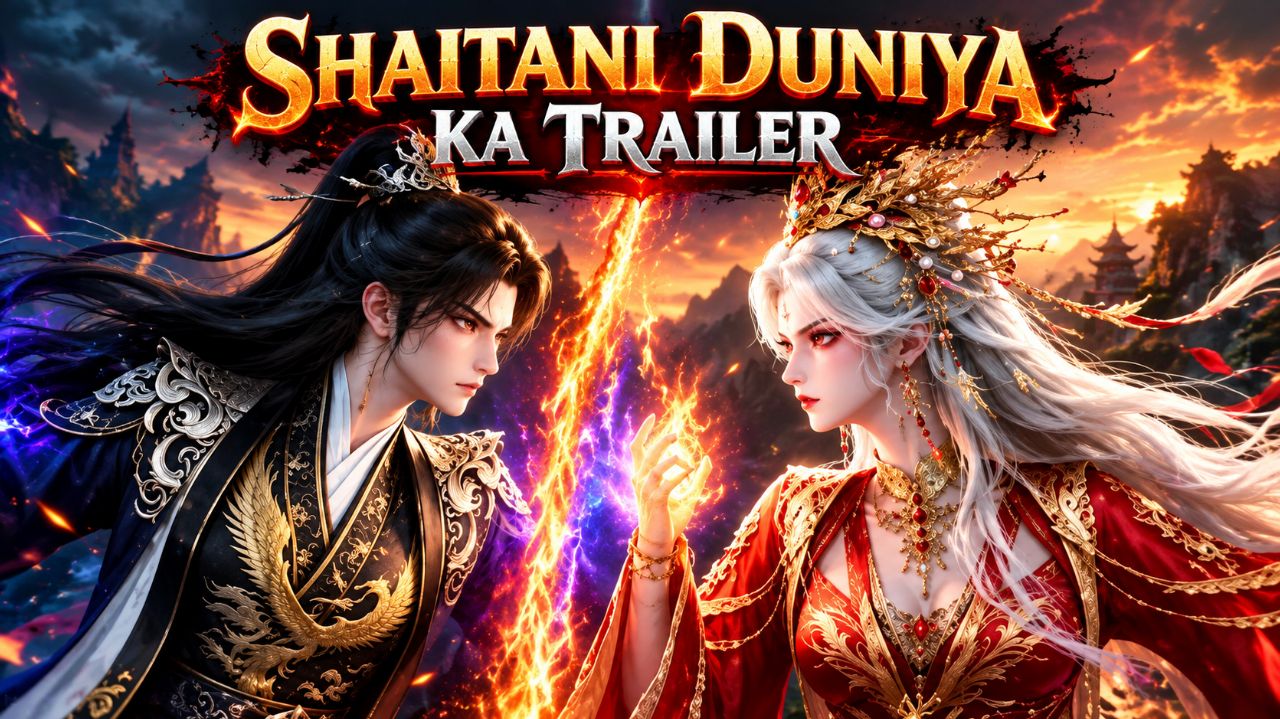 AI cartoon video shaitani Duniya ka trailer