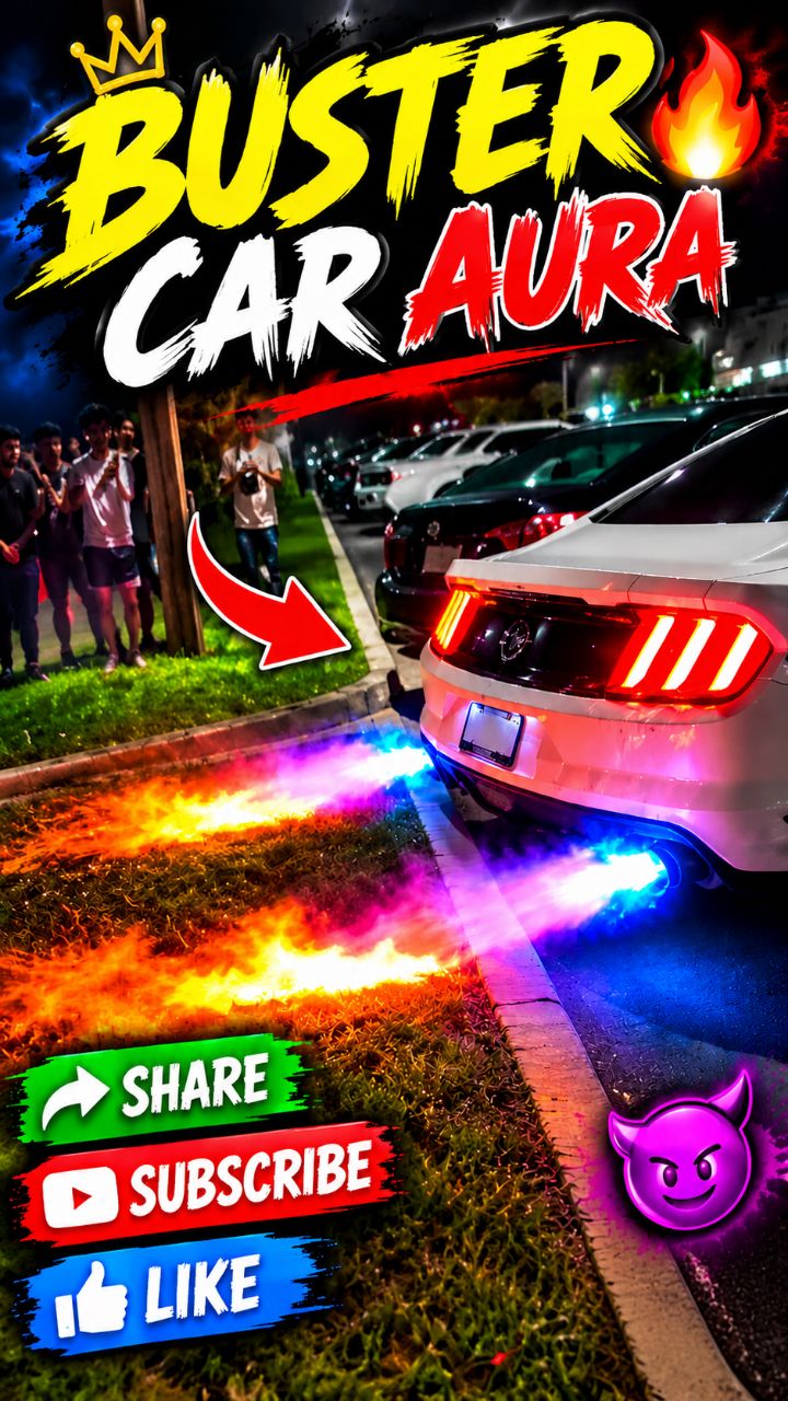🔥 BUSTER CAR AURA 😈#Shorts#Shorts #geming #comedy #Short