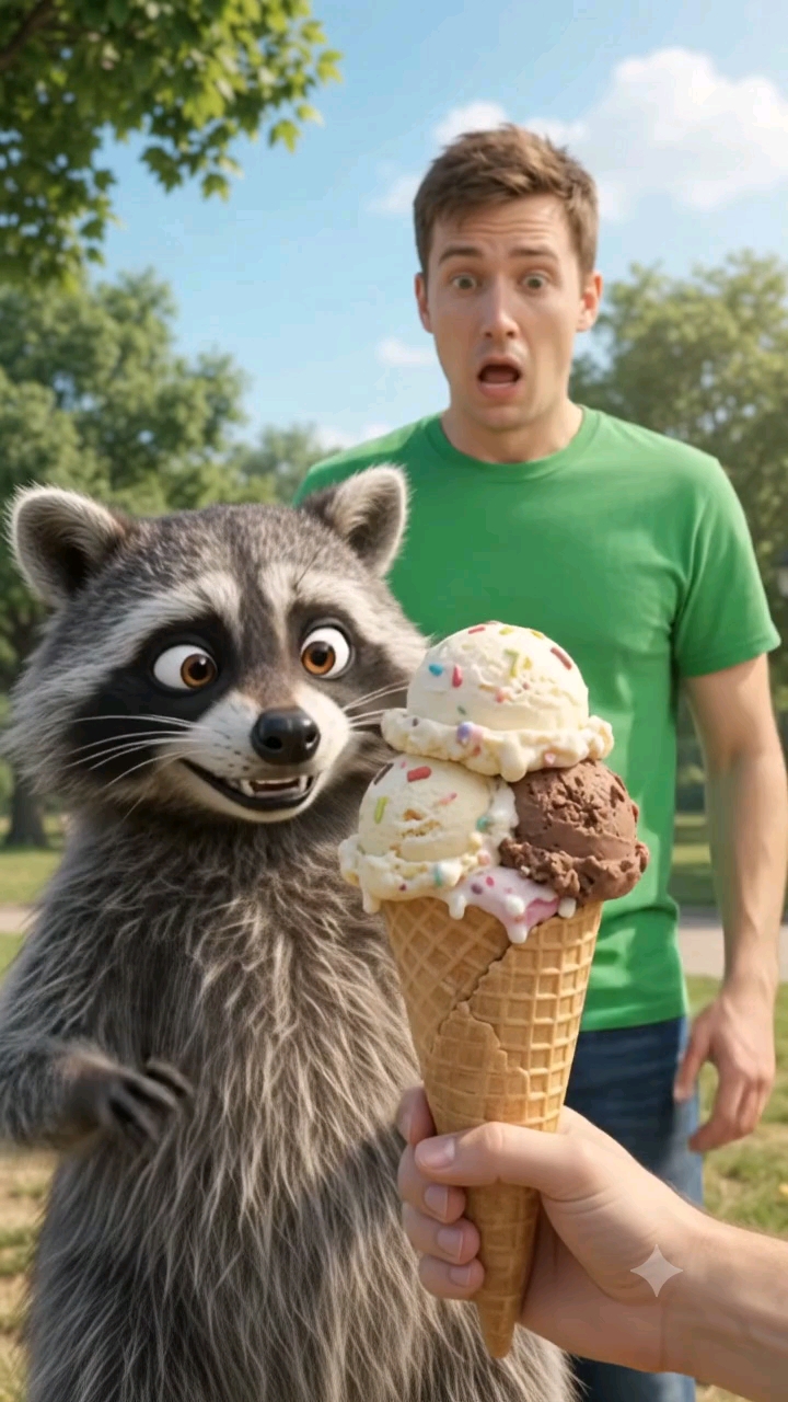 Ice-cream Raccoon