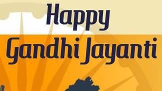 # Happy Gandhi Jyanti.