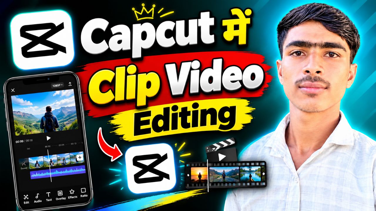 Capcut में clip Video Editing || Capcut me Clip add Kaise करें | Capcut me Clip Download Kaise kare