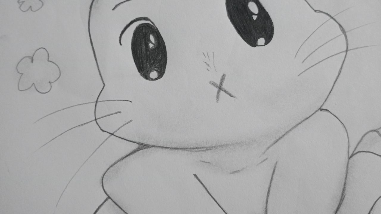 Cute Bunny Drawing 🐰 | Easy Pencil Sketch