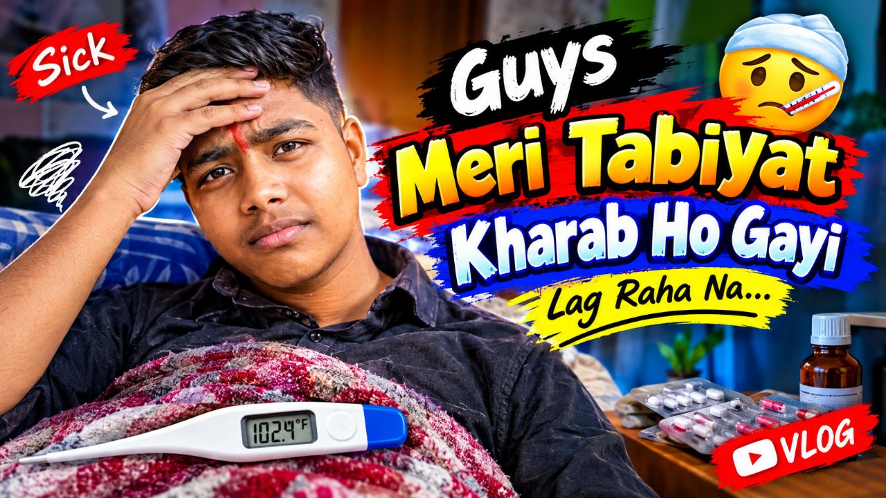 Guys Meri Tabiyat Kharab Ho Gayi 😔 | Fever & Medicine Vlog | Ab Kya Hoga?