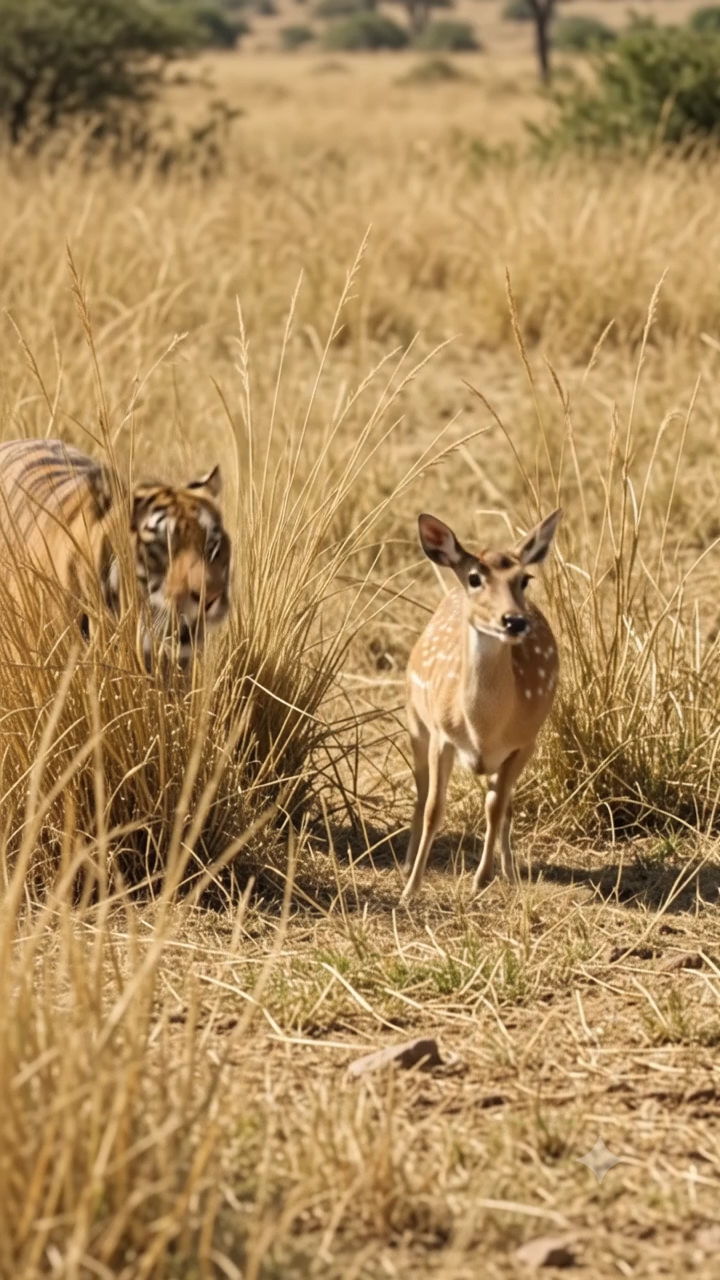 Tiger Attack Deer