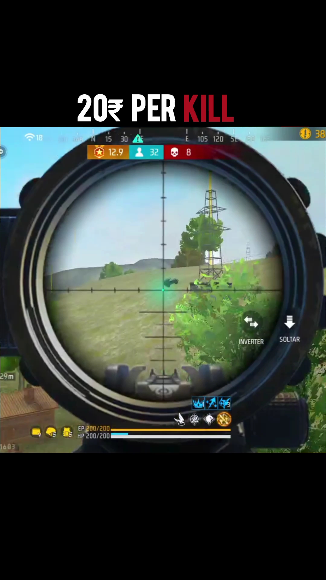 Entry 30 per kill 20 1 month challenge 😮