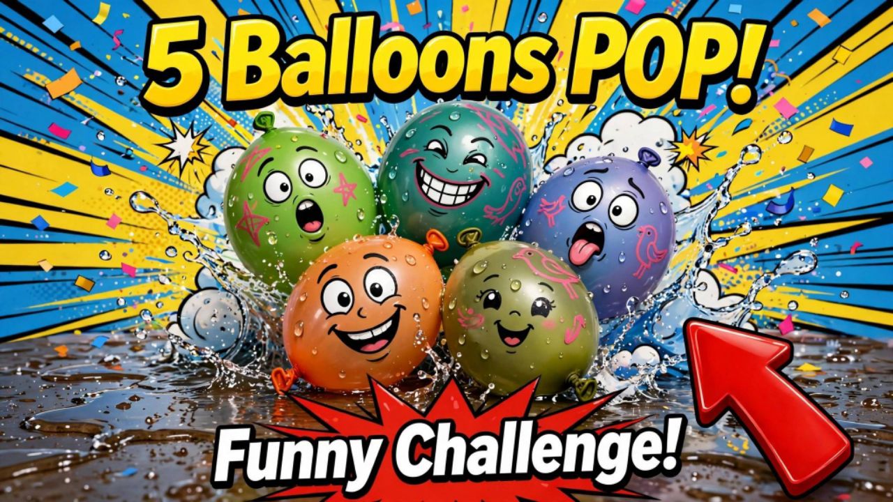 5 funny balloon pop! Cluster challenge #Balloonpop