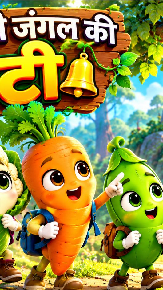 🥔🌳 रहस्यमयी जंगल की घंटी 🔔✨