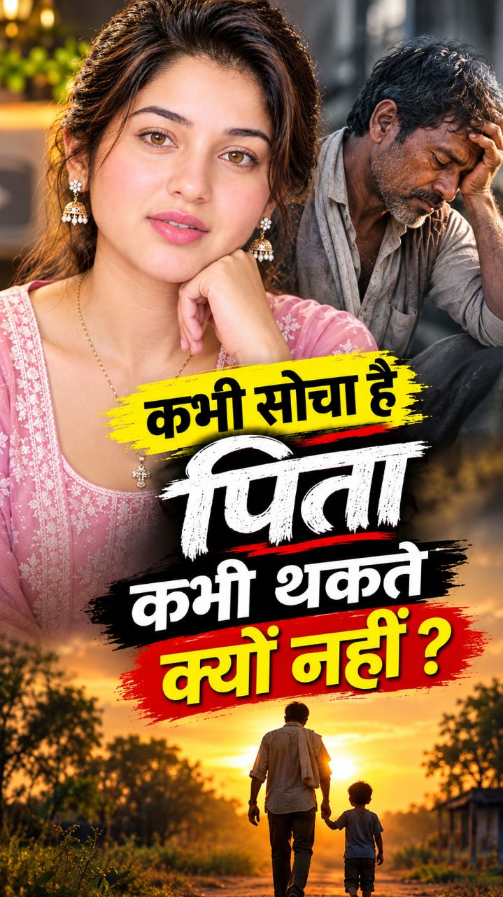 कभी सोचा है पिता कभी थकते क्यों नहीं? 💔🥺 | पिता की अनकही कहानी | Heart Touching Story