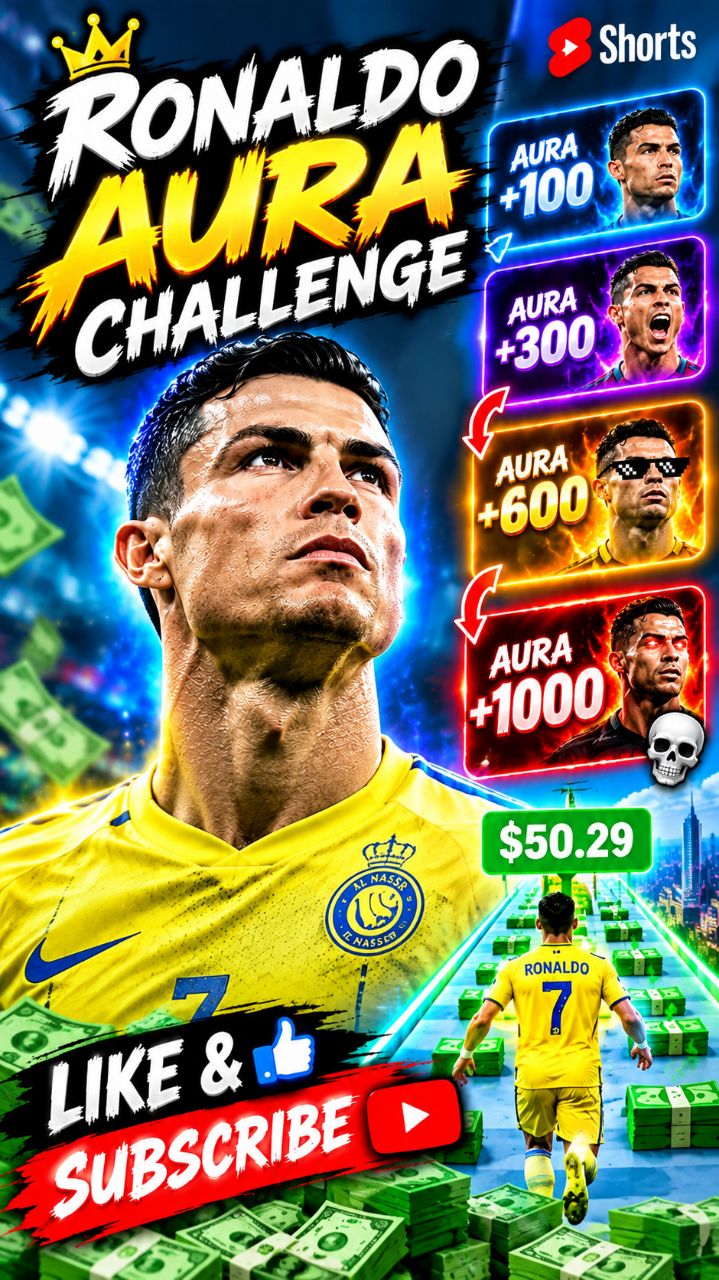 Ronaldo Aura +1000 💀🔥 #Shorts