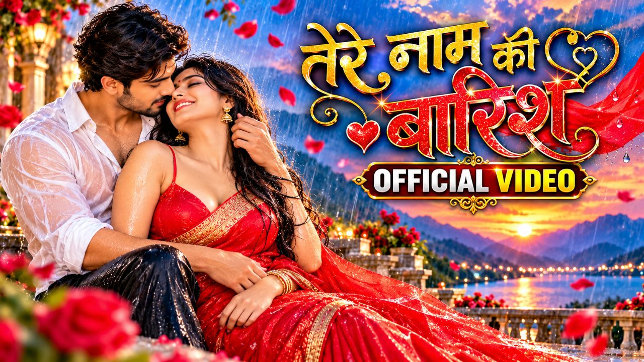 तेरे नाम की बारिश ❤️ | Tere Naam Ki Baarish | New Hindi Romantic Song 2026 | Official Video