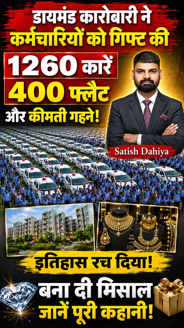 1260 कारें, 400 फ्लैट! 😱🔥 #DiamondBusiness #SatishDahiya #BusinessStory