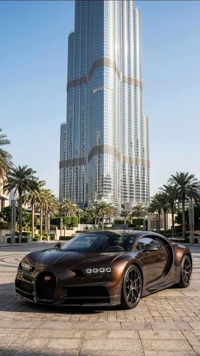 Your dream car pulls up 🥶🖤 BUGATTI 🔥🏎️