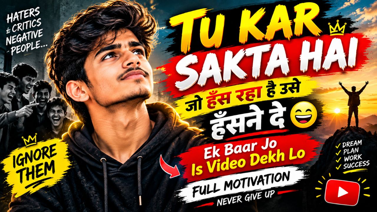 🔥 तू कर सकता है 💪 | जो हँस रहा है उसे हँसने दे 😈 | Ek Baar Ye Video Dekh Lo