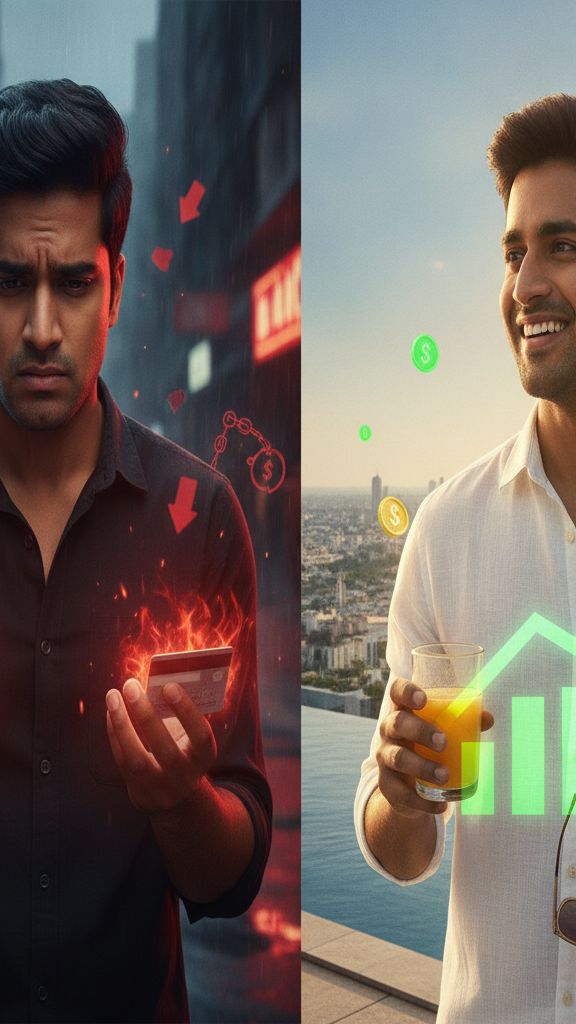 99% लोग दिखावे में बर्बाद होते हैं! जानिए अमीर बनने का सही फॉर्मूला 🚀#shorts