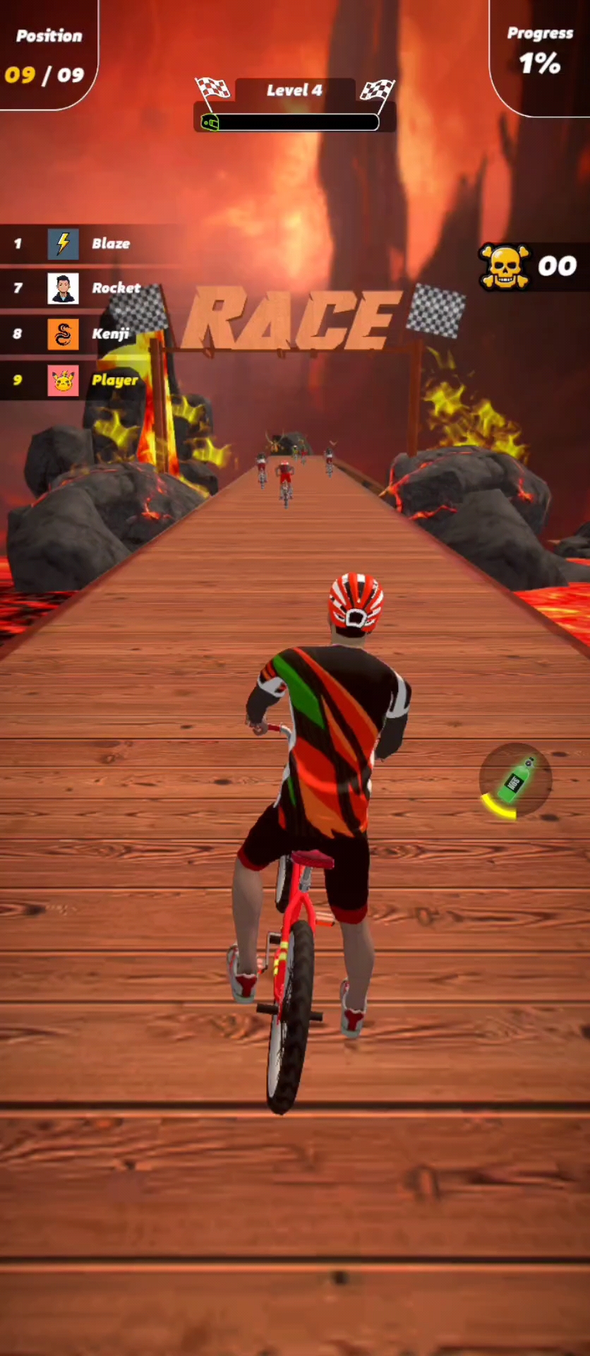 Downhill Race BMX Rush! 🚵🔥 #Shorts