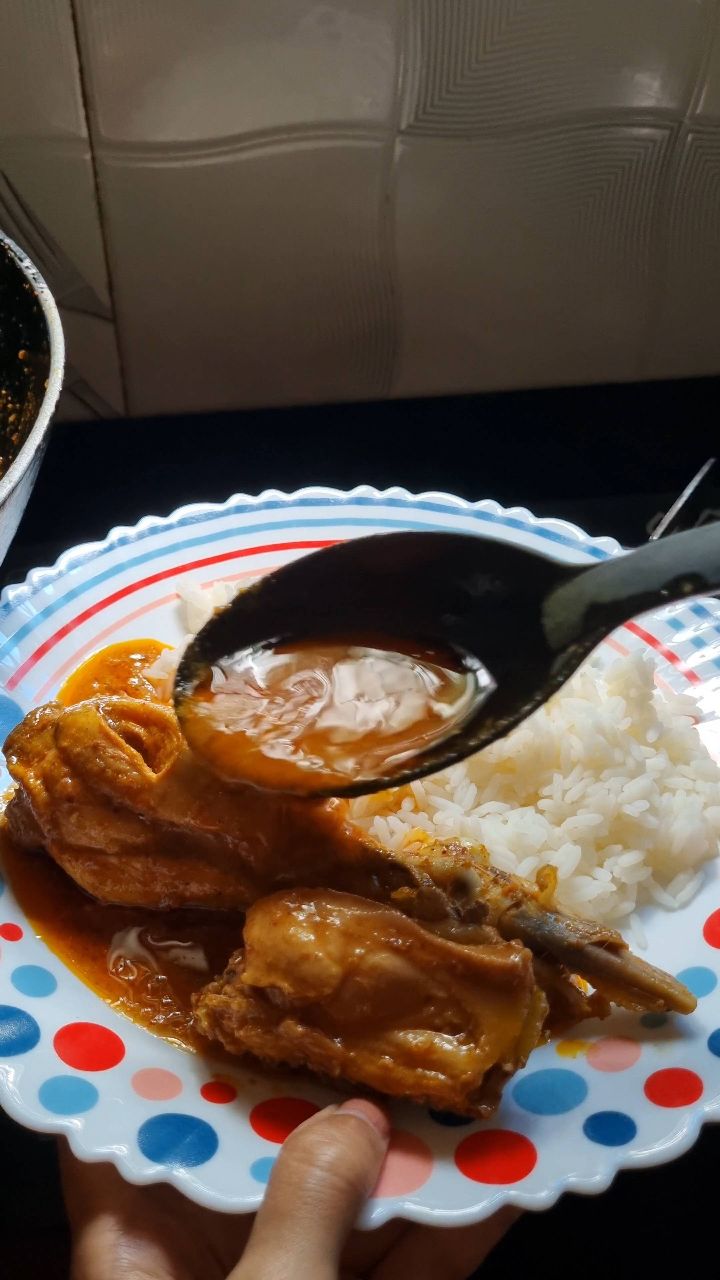 Spicy Homemade Chicken Curry @heenacooks07 #food