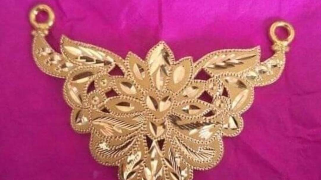 Gold jewellery mix design fancy locket 22K