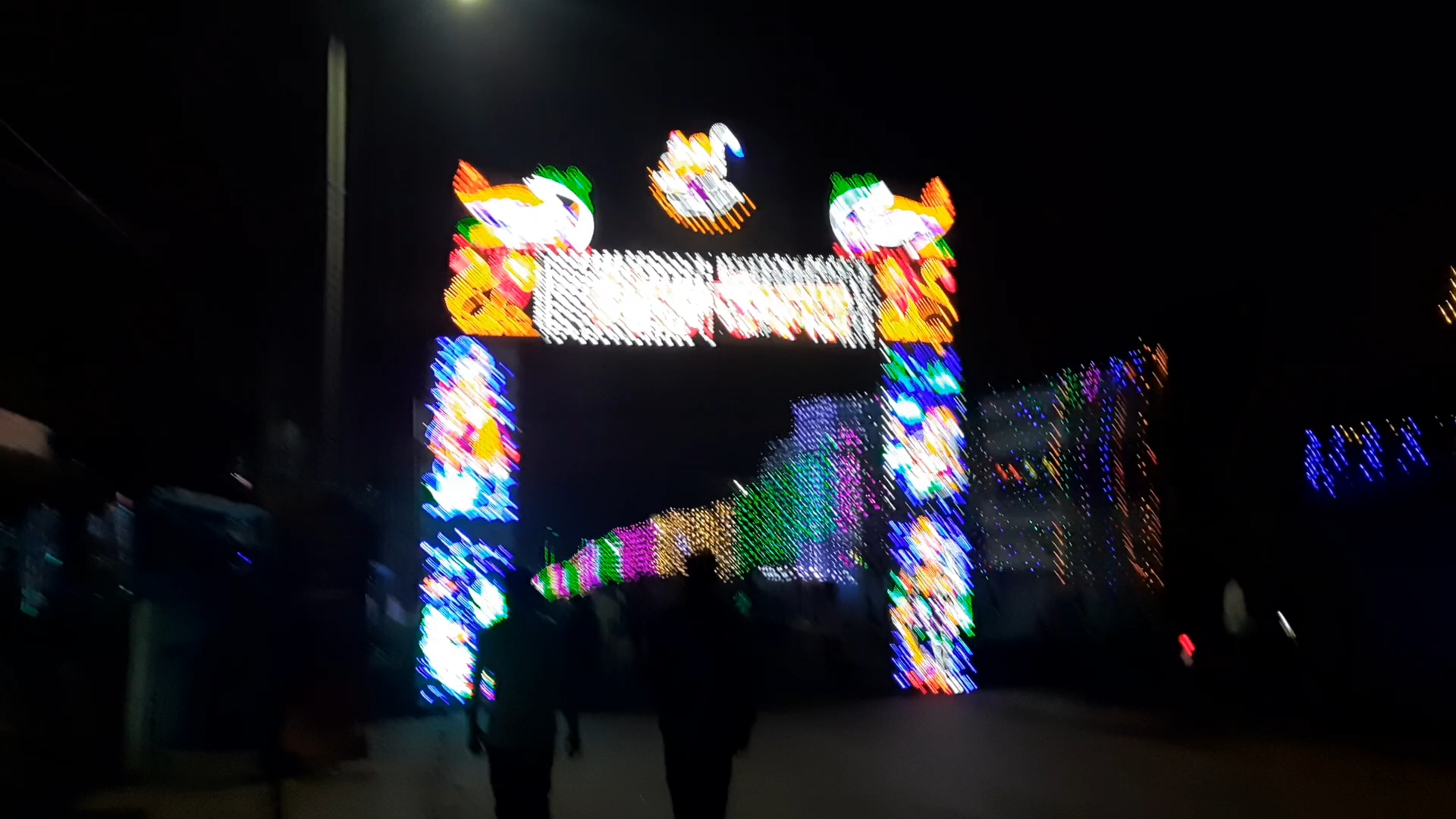 Night Neon Colour Lights Vlog