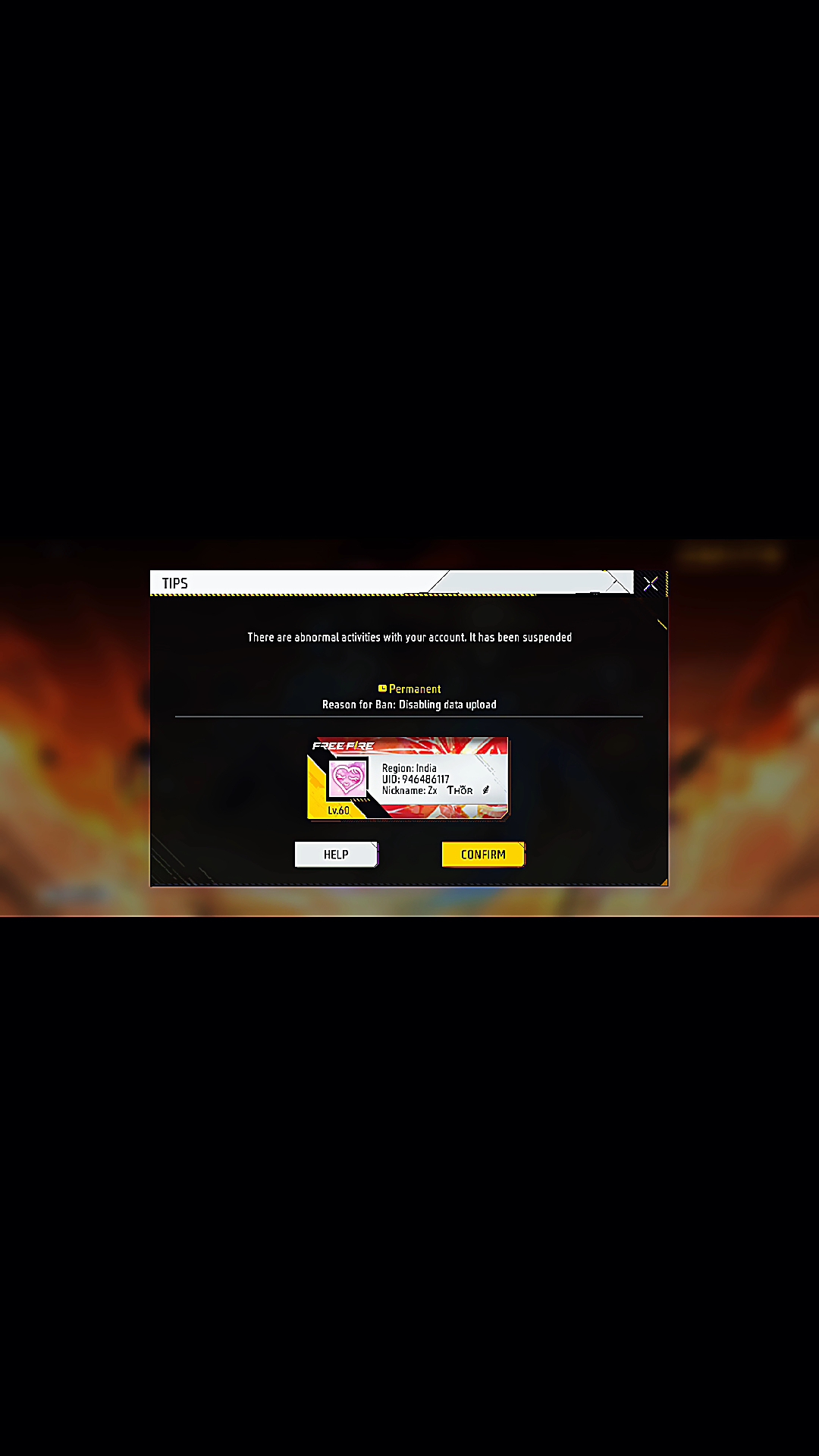 Tag @freefireindiaofficial please my unsuspend Next time I promise no using hacks please