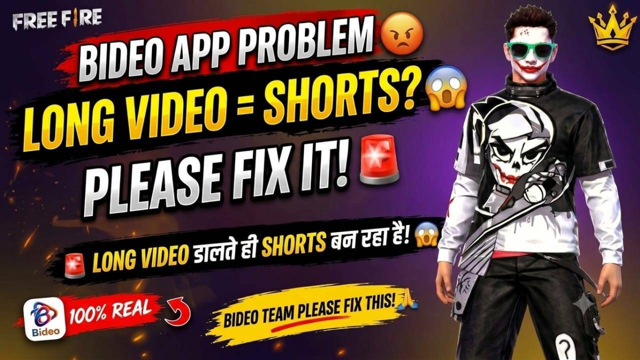 Bideo App Problem 😡 Long Video Upload करने पर Shorts बन रहा है! 😱 | Please Fix This Bideo Team