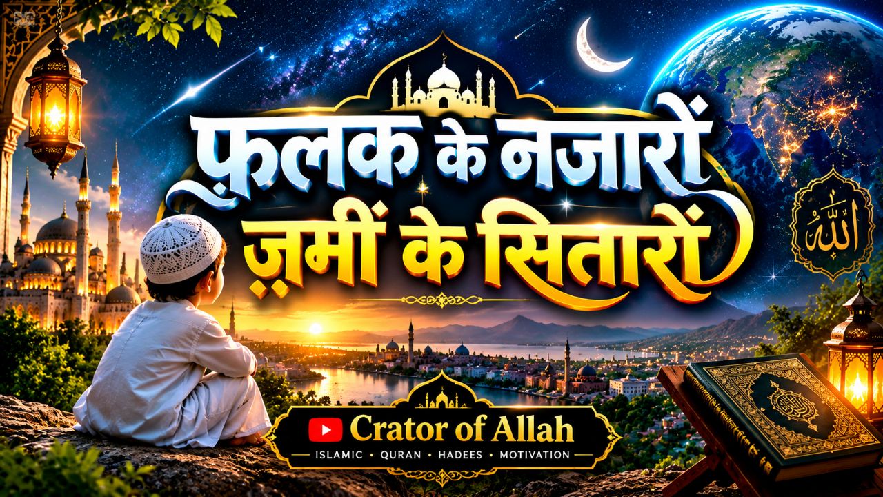 🌙 फ़लक के नज़ारों, ज़मीं के सितारों ✨ | अल्लाह की कुदरत का खूबसूरत नज़ारा 🤲 | Islamic Video#Crator