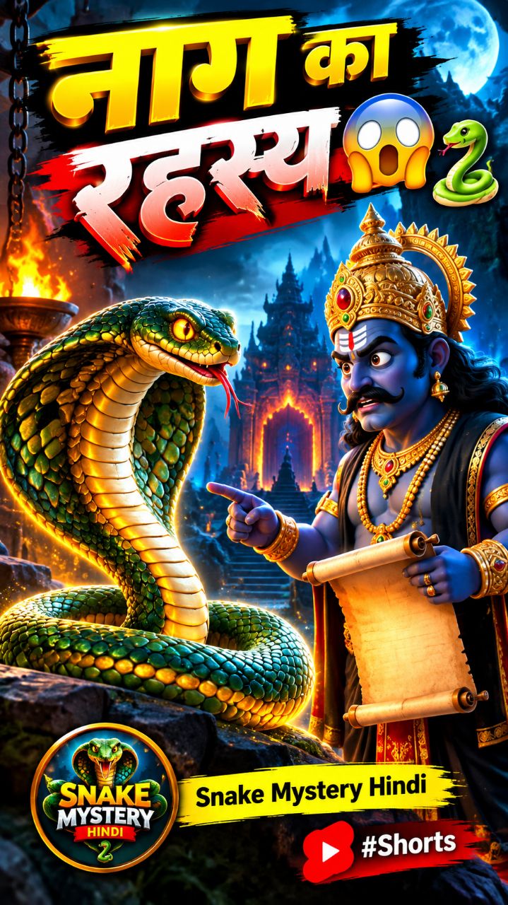 😱 रहस्यमयी नाग और यमराज 🐍🔥 | Snake Mystery Hindi #Shorts