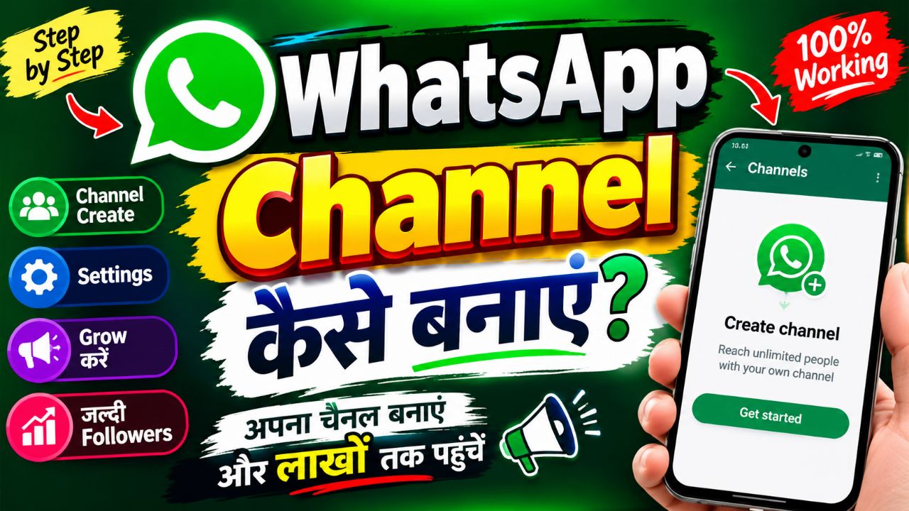 WhatsApp Channel Kaise Banaye 2026 🔥 | WhatsApp पर अपना चैनल कैसे बनाएं?