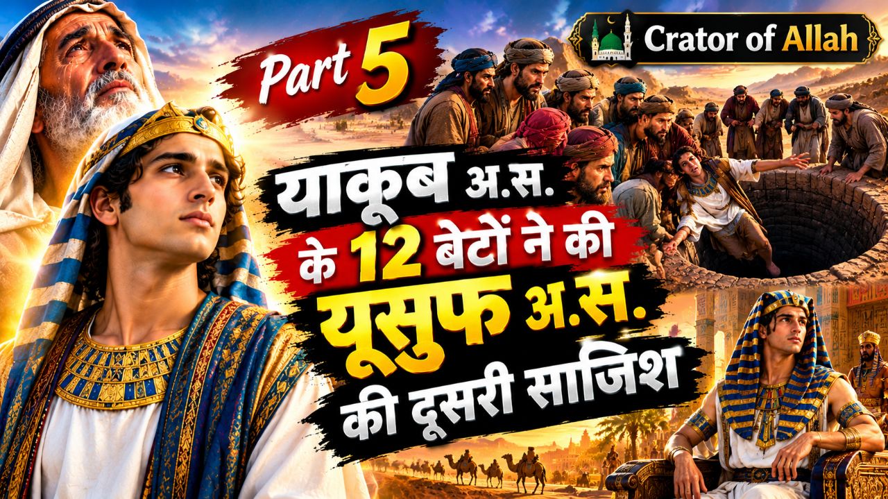 😱 हज़रत यूसुफ़ अ.स. के साथ क्या हुआ? भाइयों की साज़िश का अगला हिस्सा | Part 5 | Islamic Story