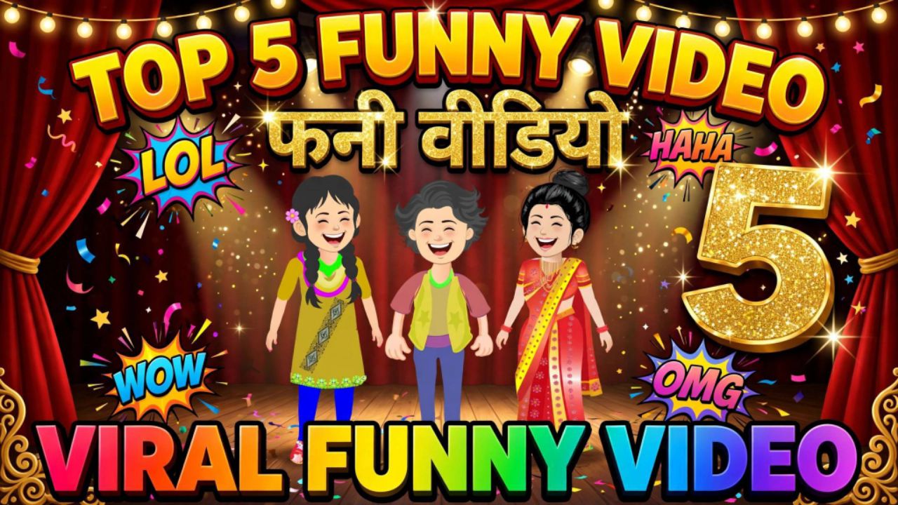 Top five Masti Bhari comedy joke entertain majedar video #viralvideo, #HindiComedy