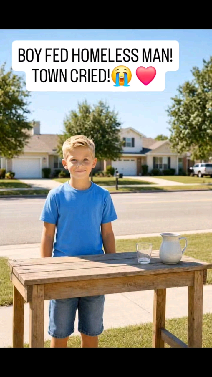 10-Year-Old Boy Feeds Homeless Man… His Reaction Will Melt Your Heart ❤️🥹
