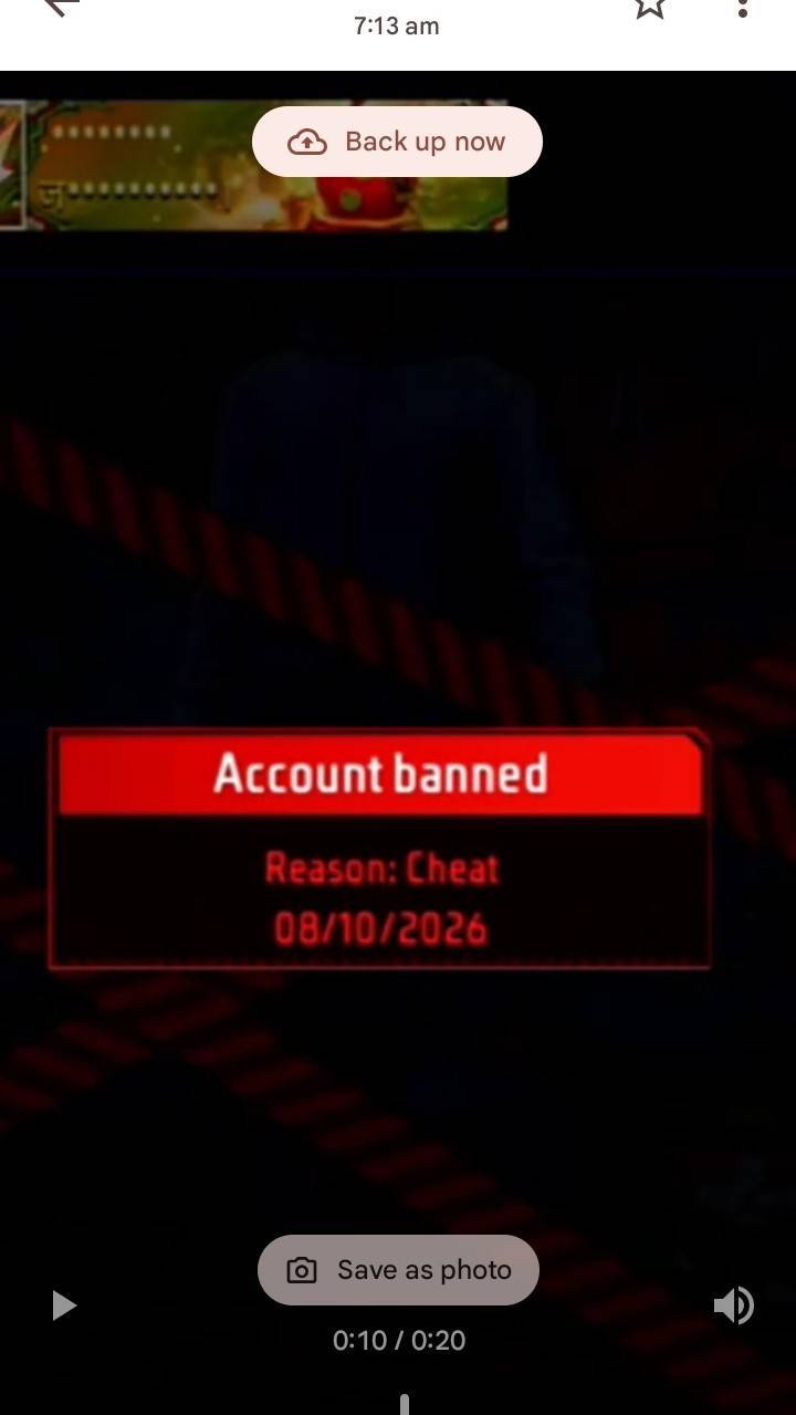 MY ID BANED 😔