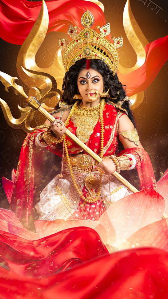 🔱 जय अंबे गौरी 🙏🌺 | माँ काली स्टेटस 🚩 #shorts