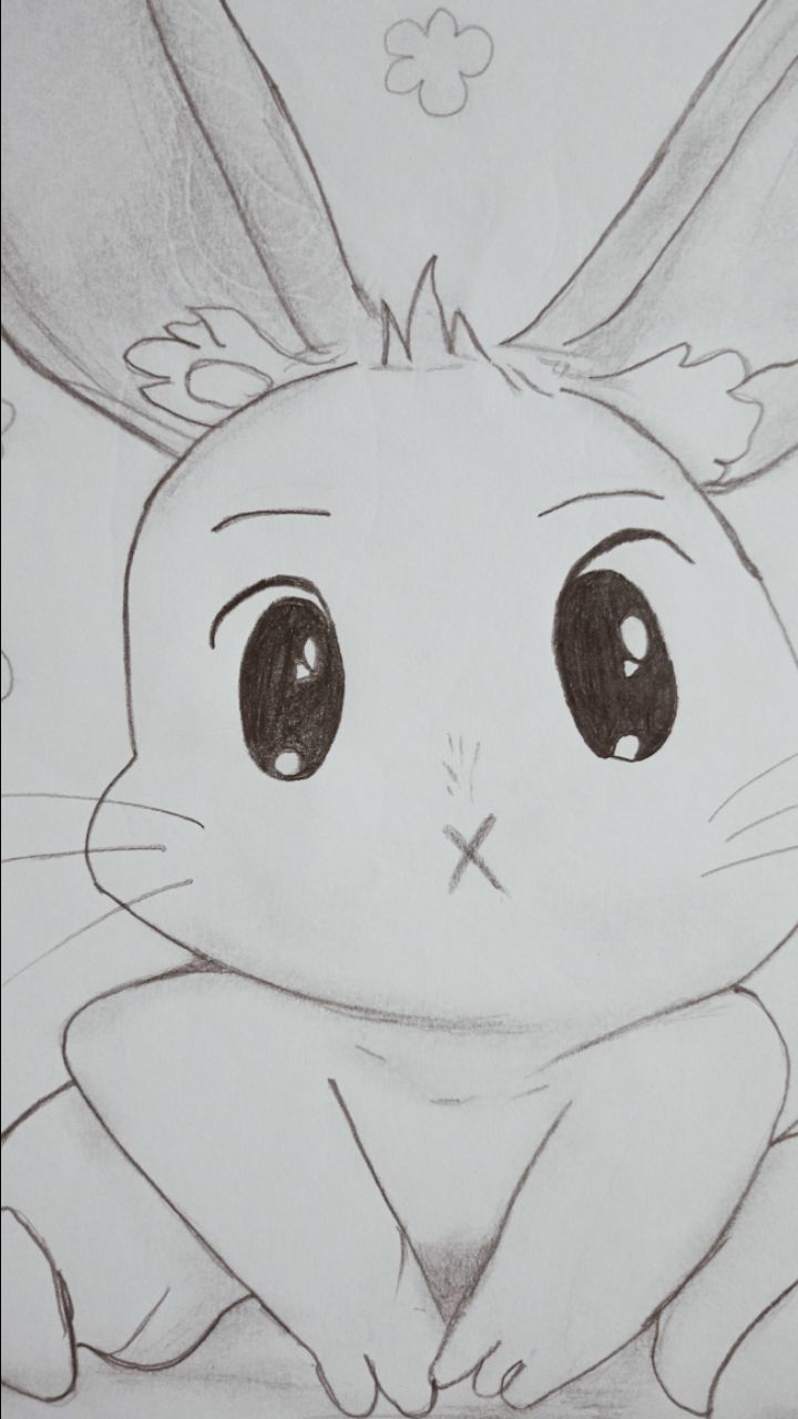 Cute Bunny Drawing 🐰💖 | Easy & Beautiful Art #Shorts