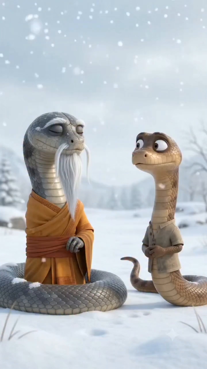 💀🐍 बाबा के पास 19 साल की तपस्या है....... . . . #desicomedy #snakefamily #snakecomedy #viralfunny